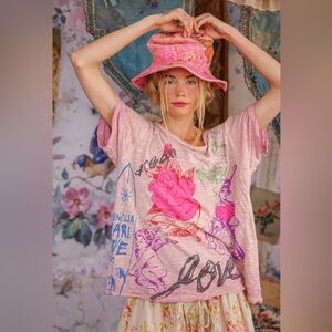 Magnolia Pearl Graphics T Top 2256 Purple Boba